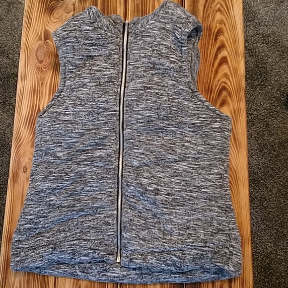 Super Soft and Plush Hooded Vest By Vanity - Picture 2 of 4